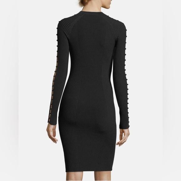 T By Alexander Wang Bra Strap Detail Dress in Black - Picture 6 of 10